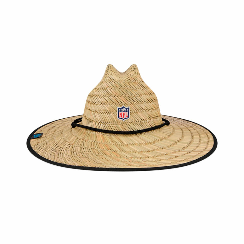 Carolina Panthers New Era NFL Training Camp Straw Lifeguard Hat Natural - NFL