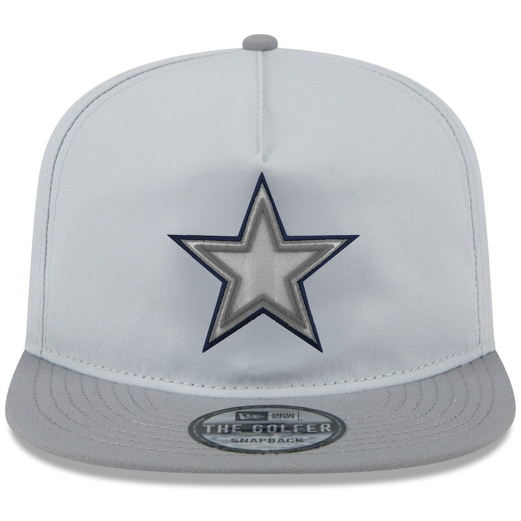 Dallas Cowboys New Era 2024 NFL Training Camp Golfer Snapback Hat Gray - NFL