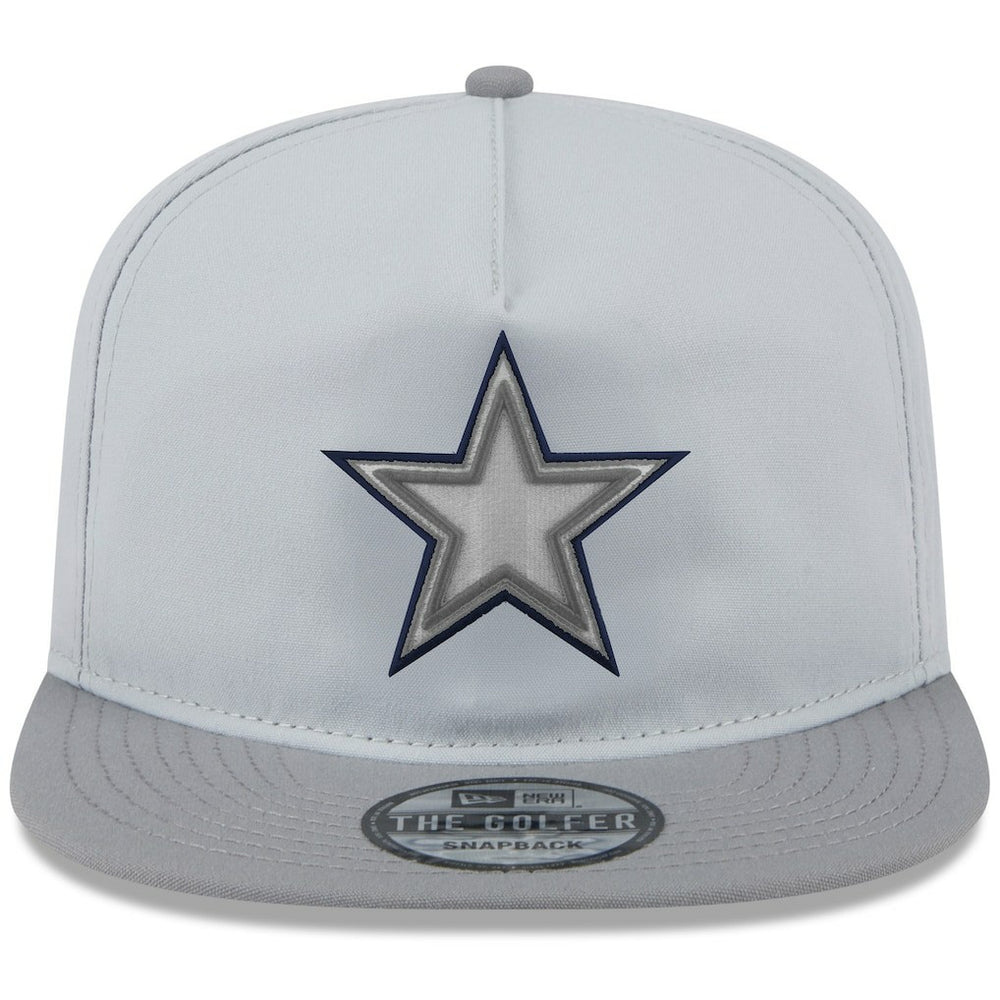 Dallas Cowboys New Era 2024 NFL Training Camp Golfer Snapback Hat Gray - NFL
