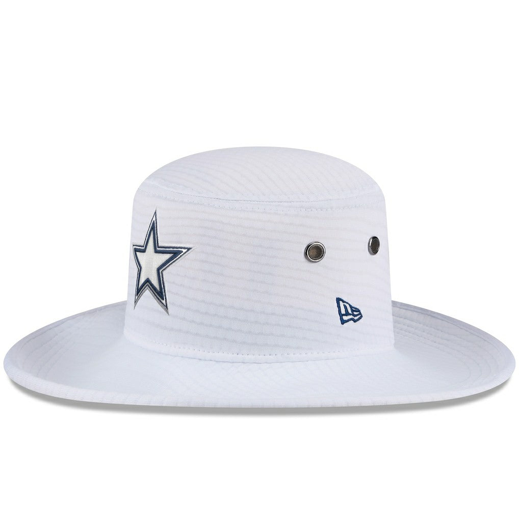 Dallas Cowboys New Era 2024 NFL Training Camp Panama Bucket Hat White - NFL