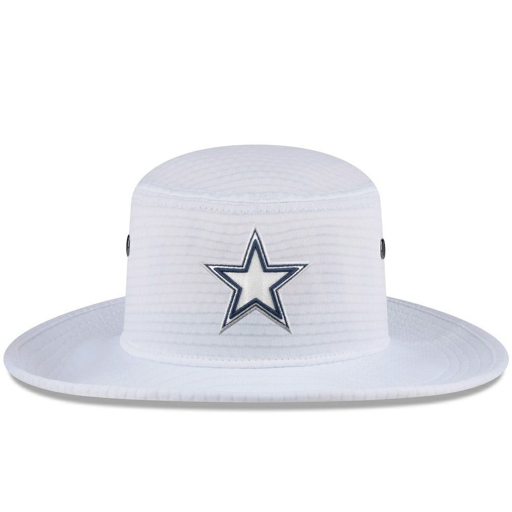 Dallas Cowboys New Era 2024 NFL Training Camp Panama Bucket Hat White - NFL
