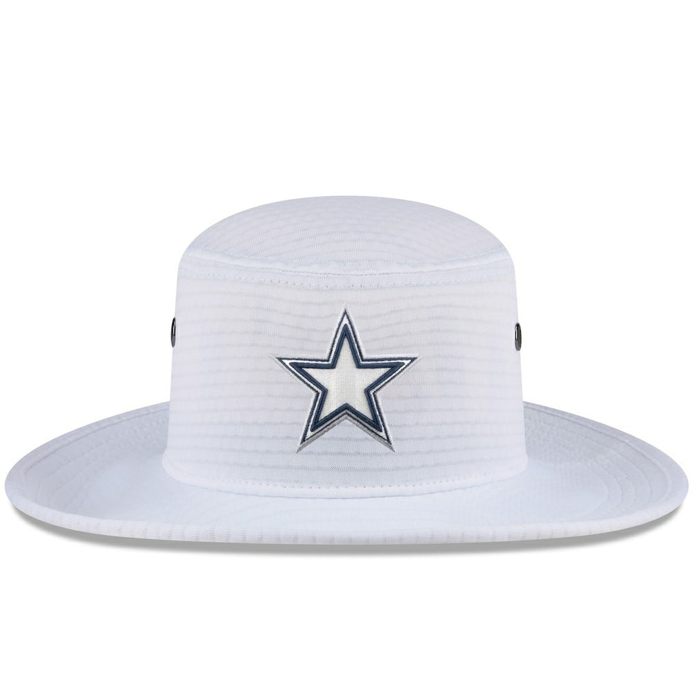 Dallas Cowboys New Era 2024 NFL Training Camp Panama Bucket Hat White - NFL