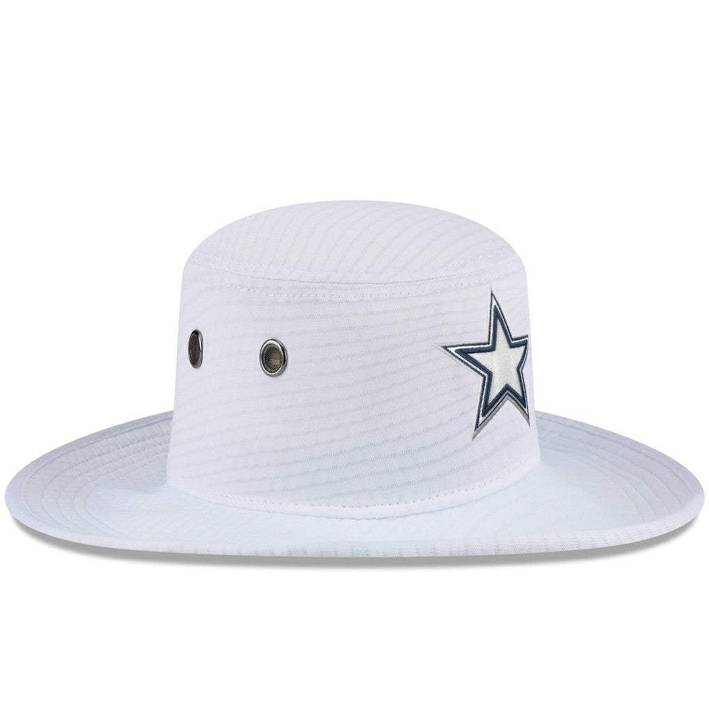 Dallas Cowboys New Era 2024 NFL Training Camp Panama Bucket Hat White - NFL