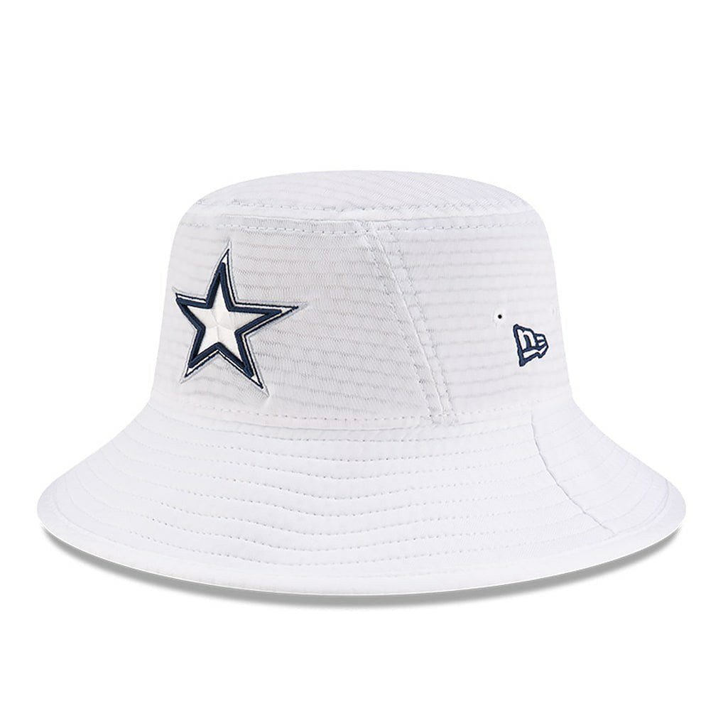 Dallas Cowboys New Era 2024 NFL Training Camp Stretch Bucket Hat White - NFL