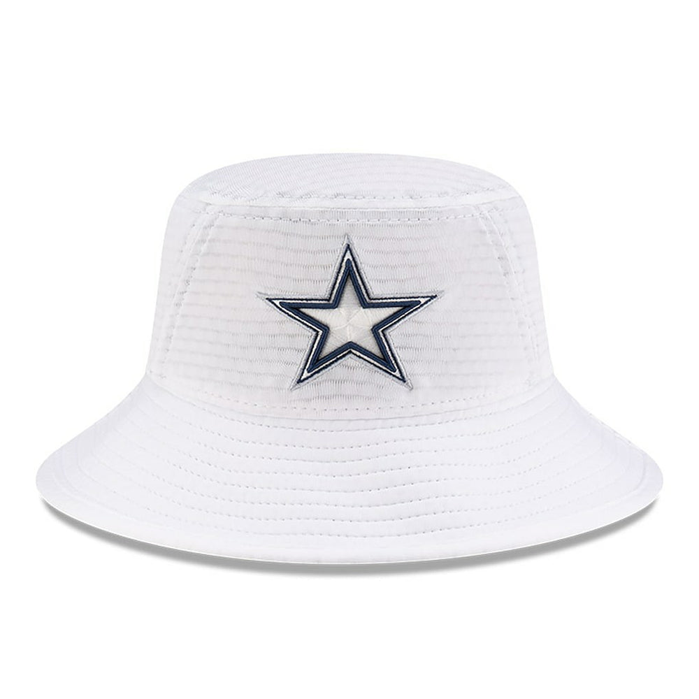 Dallas Cowboys New Era 2024 NFL Training Camp Stretch Bucket Hat White - NFL