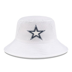 Dallas Cowboys New Era 2024 NFL Training Camp Stretch Bucket Hat White - NFL