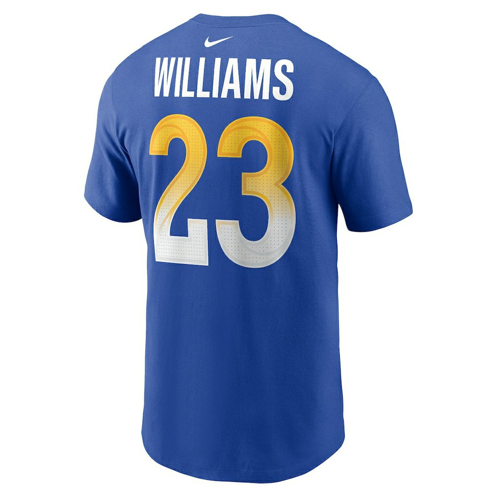 Kyren Williams Los Angeles Rams Player Name & Number T-Shirt Royal - Nike