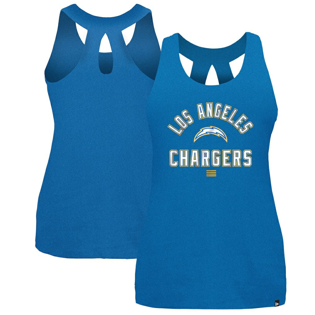 Los Angeles Chargers New Era Women's 2024 NFL Training Camp Tank Top Powder Blue - NFL