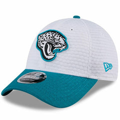 Jacksonville Jaguars New Era 2024 NFL Training Camp 9FORTY Adjustable Hat White/Teal - NFL