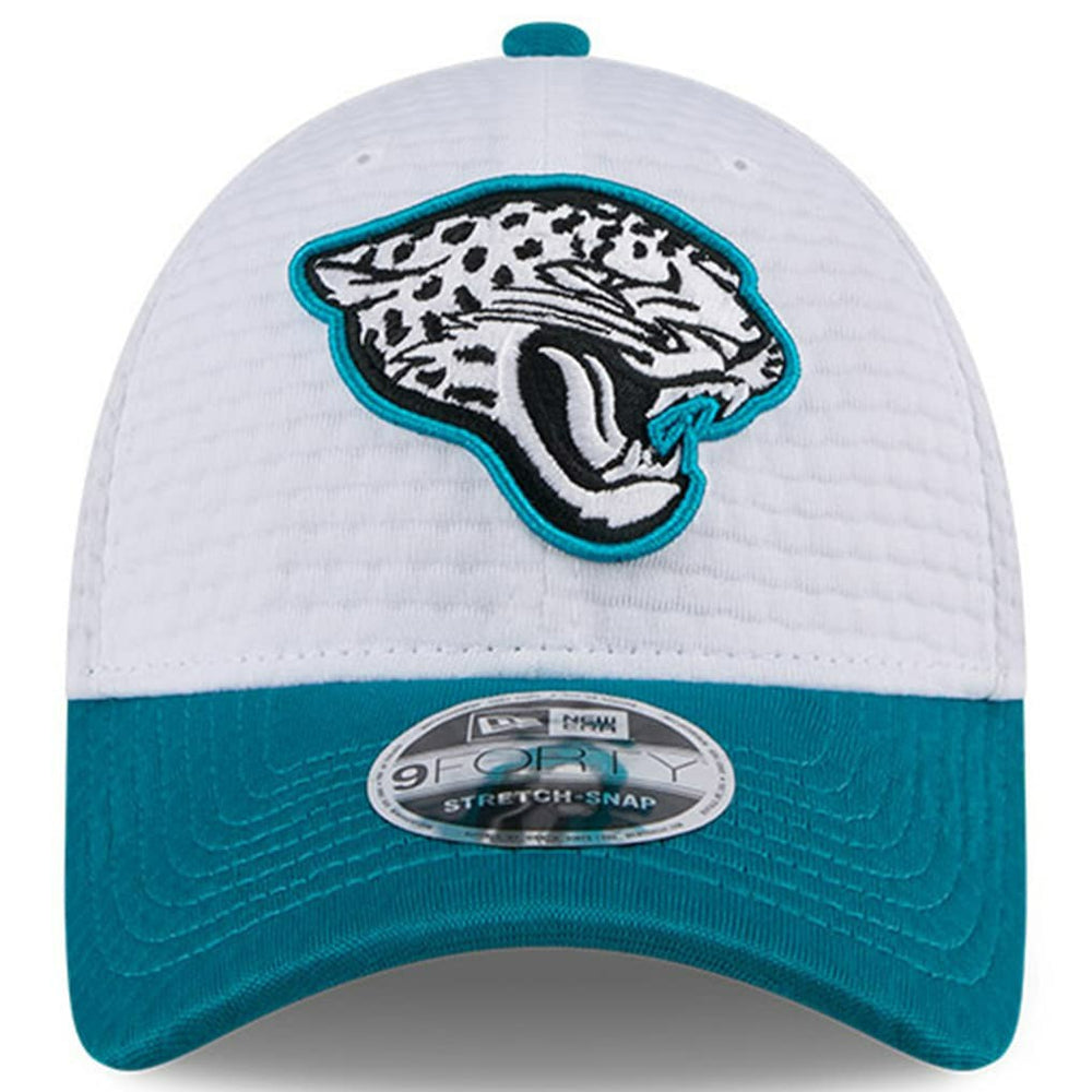 Jacksonville Jaguars New Era 2024 NFL Training Camp 9FORTY Adjustable Hat White/Teal - NFL
