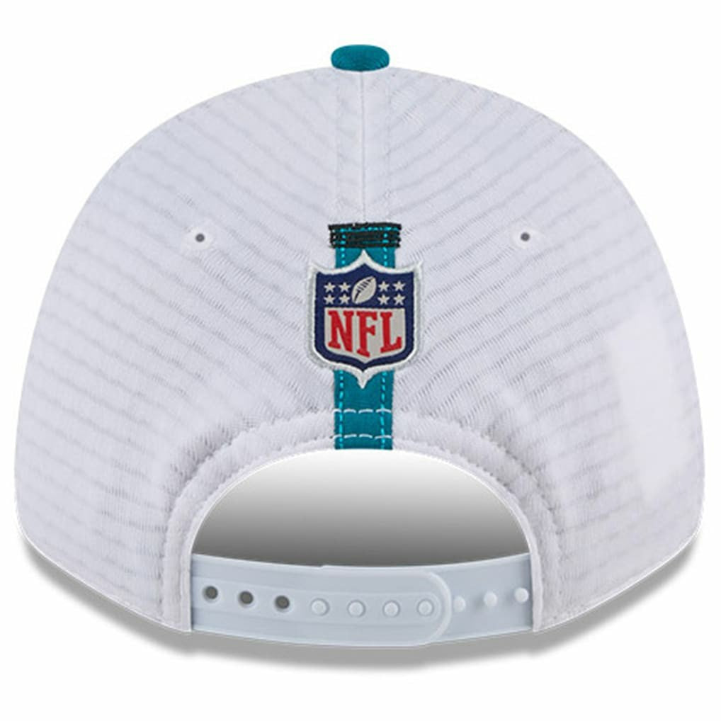 Jacksonville Jaguars New Era 2024 NFL Training Camp 9FORTY Adjustable Hat White/Teal - NFL
