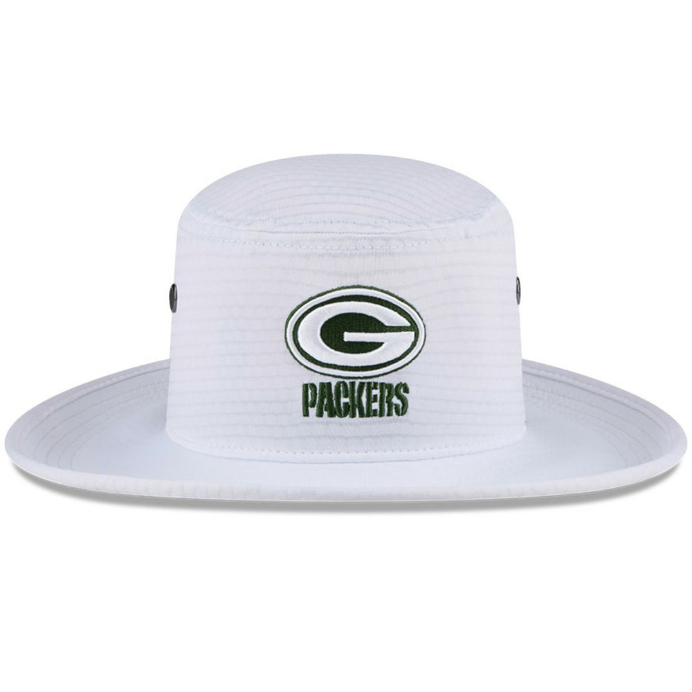 Green Bay Packers New Era 2024 NFL Training Camp Panama Bucket Hat White - NFL