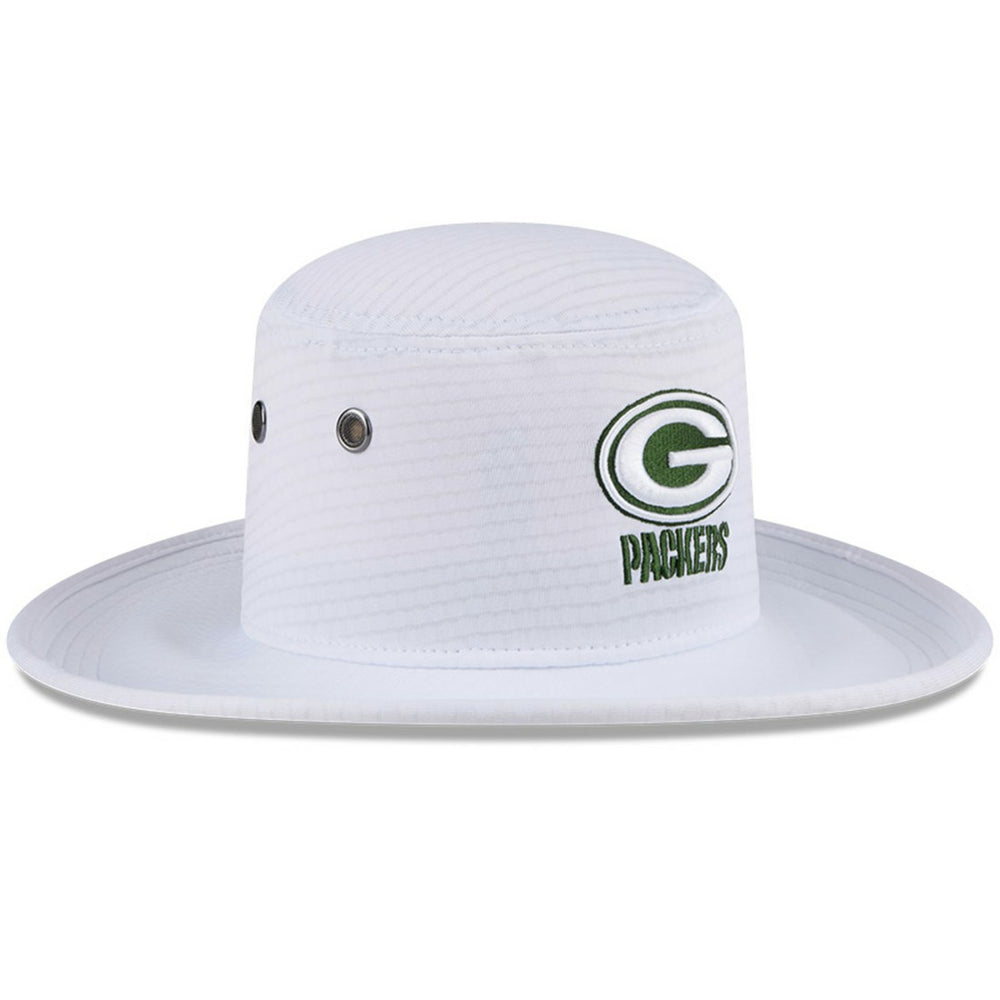 Green Bay Packers New Era 2024 NFL Training Camp Panama Bucket Hat White - NFL