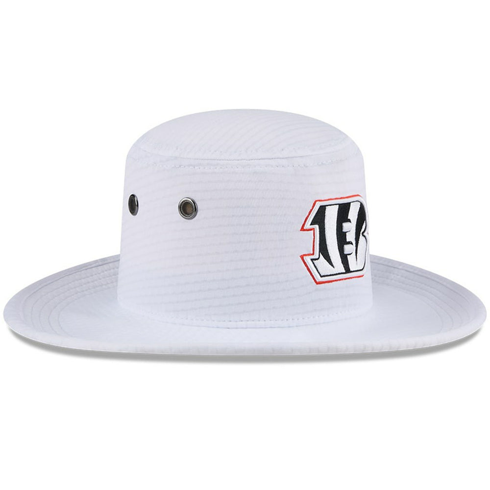 Cincinnati Bengals New Era 2024 NFL Training Camp Panama Bucket Hat White - NFL