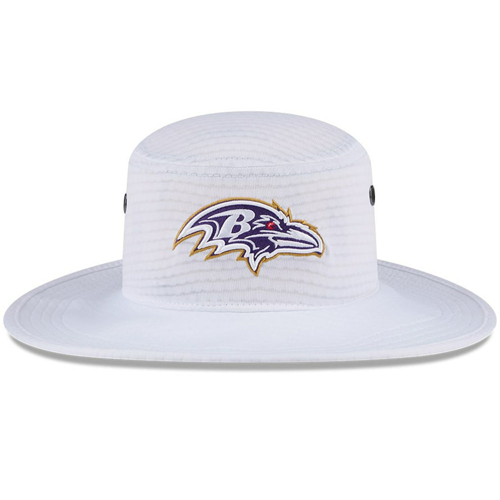 Baltimore Ravens New Era 2024 NFL Training Camp Panama Bucket Hat White - NFL