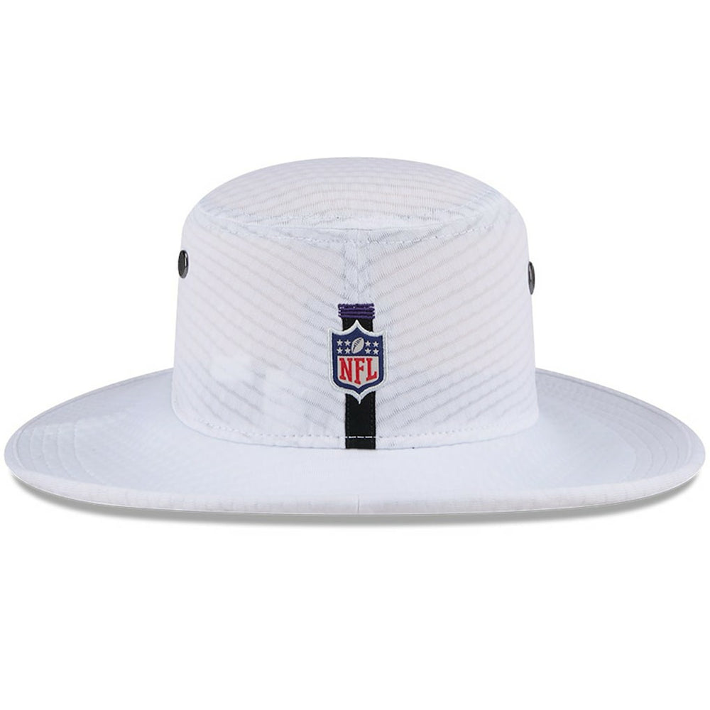 Baltimore Ravens New Era 2024 NFL Training Camp Panama Bucket Hat White - NFL