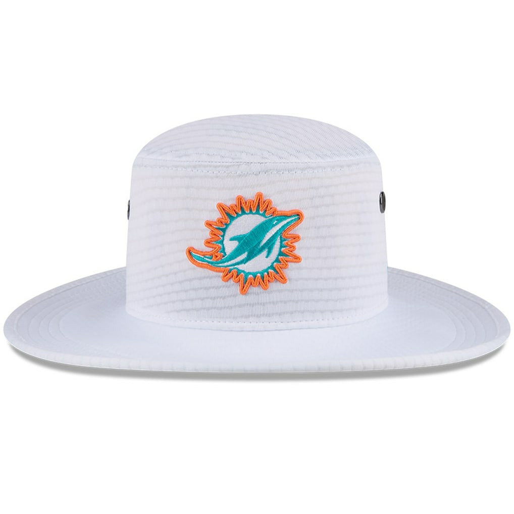 Miami Dolphins New Era 2024 NFL Training Camp Panama Bucket Hat White - NFL