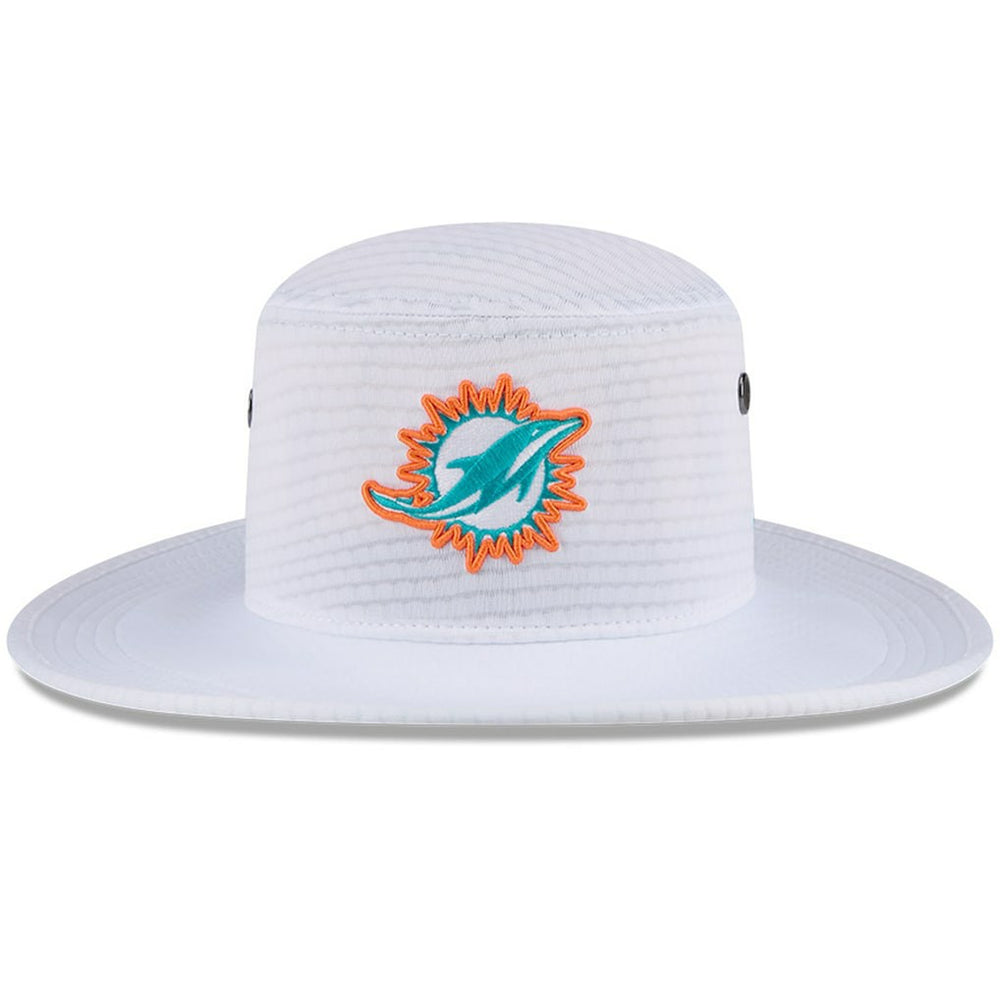 Miami Dolphins New Era 2024 NFL Training Camp Panama Bucket Hat White - NFL