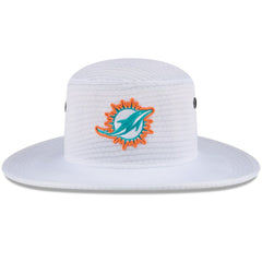 Miami Dolphins New Era 2024 NFL Training Camp Panama Bucket Hat White - NFL