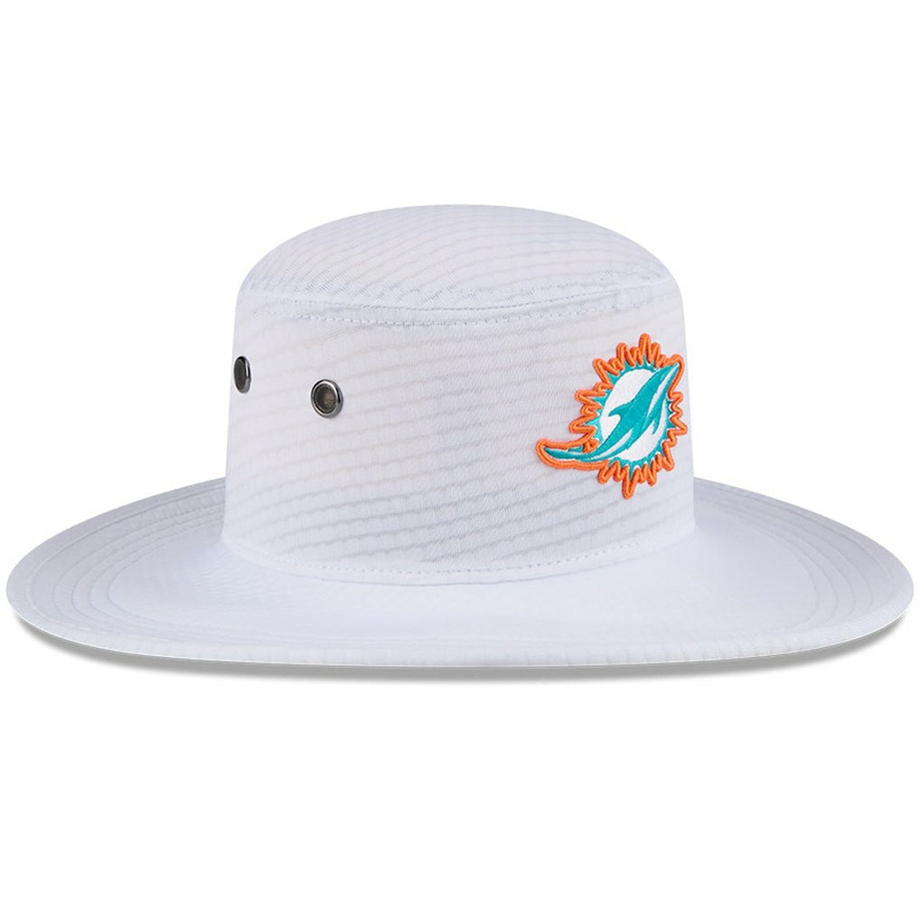 Miami Dolphins New Era 2024 NFL Training Camp Panama Bucket Hat White - NFL