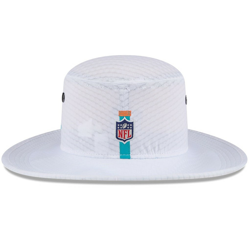 Miami Dolphins New Era 2024 NFL Training Camp Panama Bucket Hat White - NFL