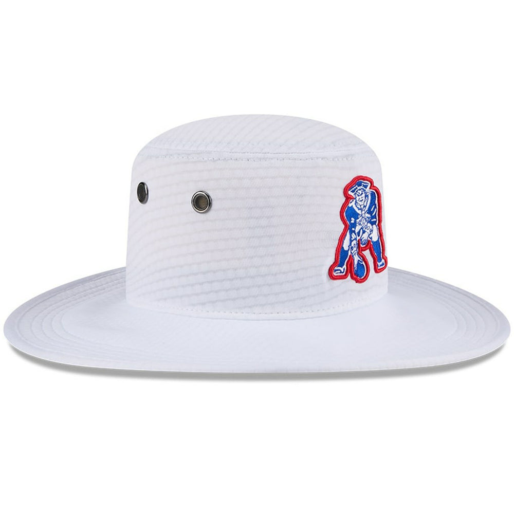 New England Patriots New Era 2024 NFL Training Camp Panama Bucket Hat White - NFL