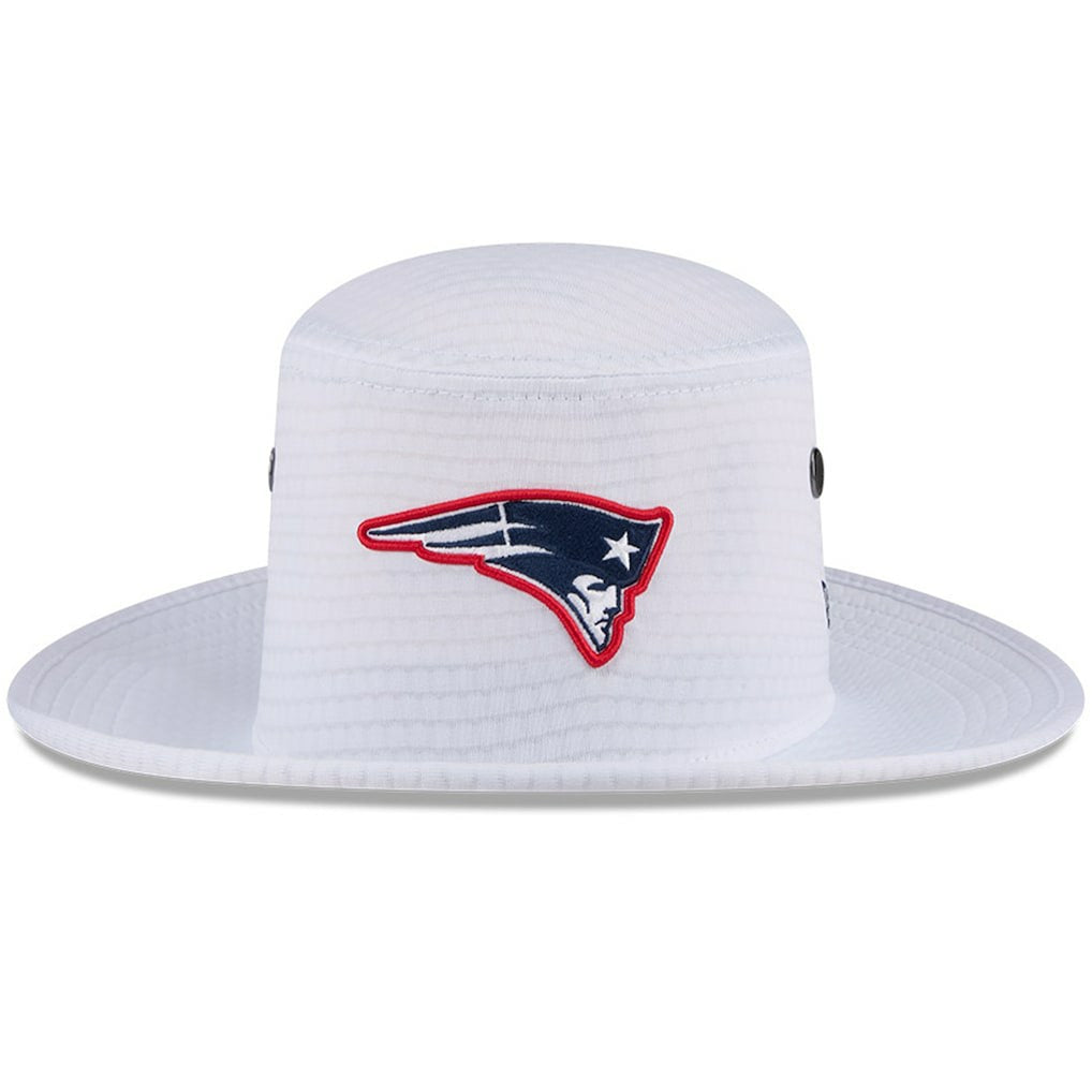 New England Patriots New Era 2024 NFL Training Camp Panama Bucket Hat White - NFL