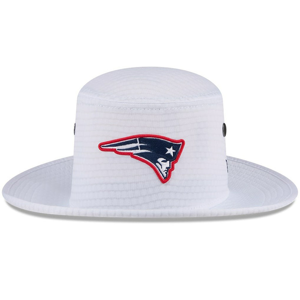 New England Patriots New Era 2024 NFL Training Camp Panama Bucket Hat White - NFL