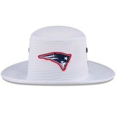 New England Patriots New Era 2024 NFL Training Camp Panama Bucket Hat White - NFL