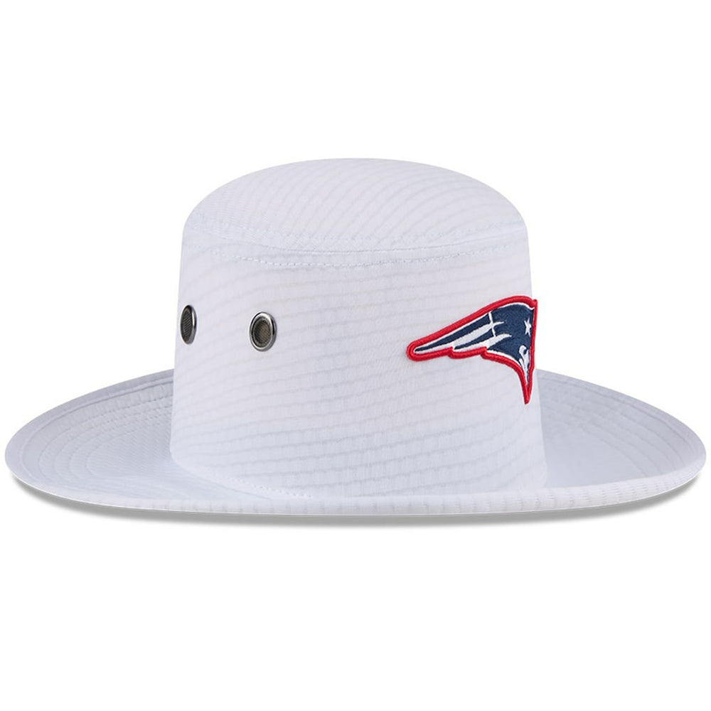 New England Patriots New Era 2024 NFL Training Camp Panama Bucket Hat White - NFL