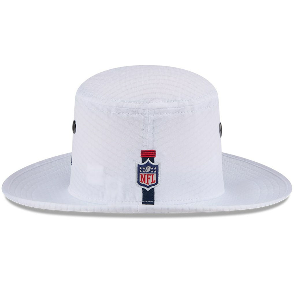 New England Patriots New Era 2024 NFL Training Camp Panama Bucket Hat White - NFL