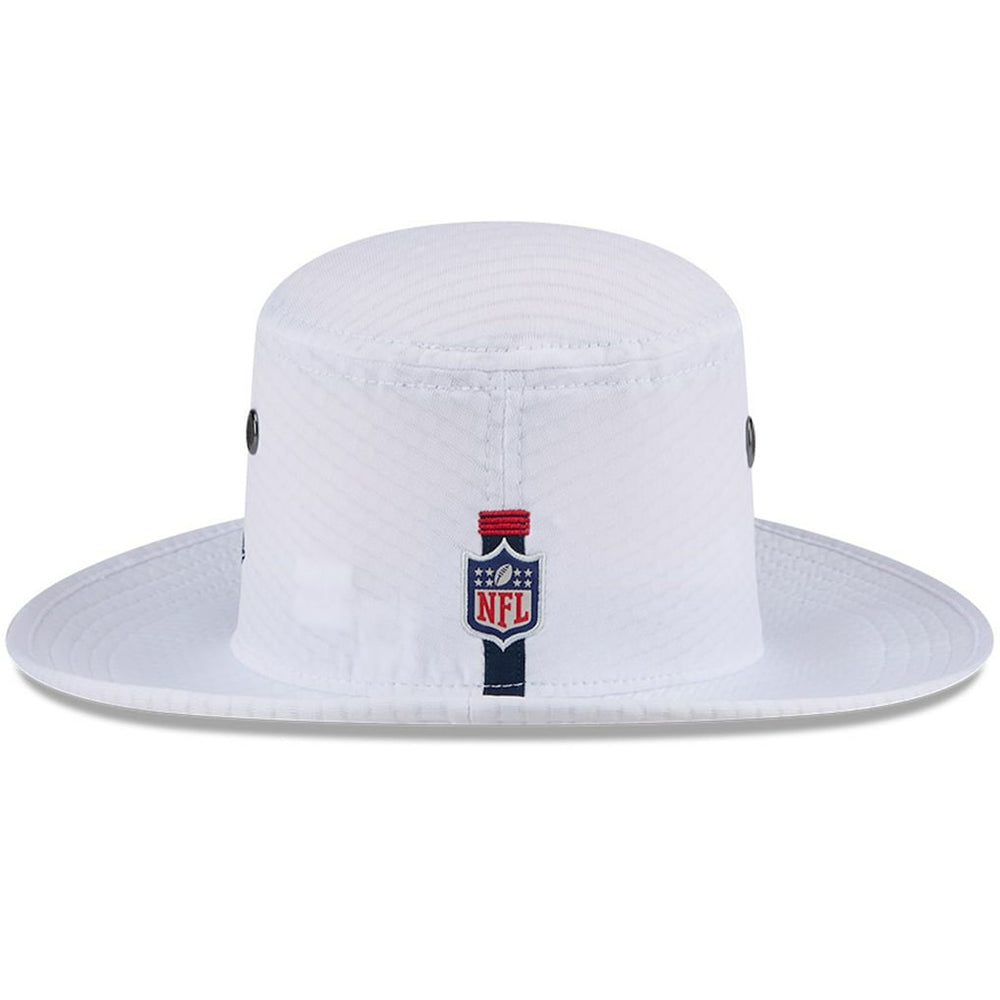 New England Patriots New Era 2024 NFL Training Camp Panama Bucket Hat White - NFL