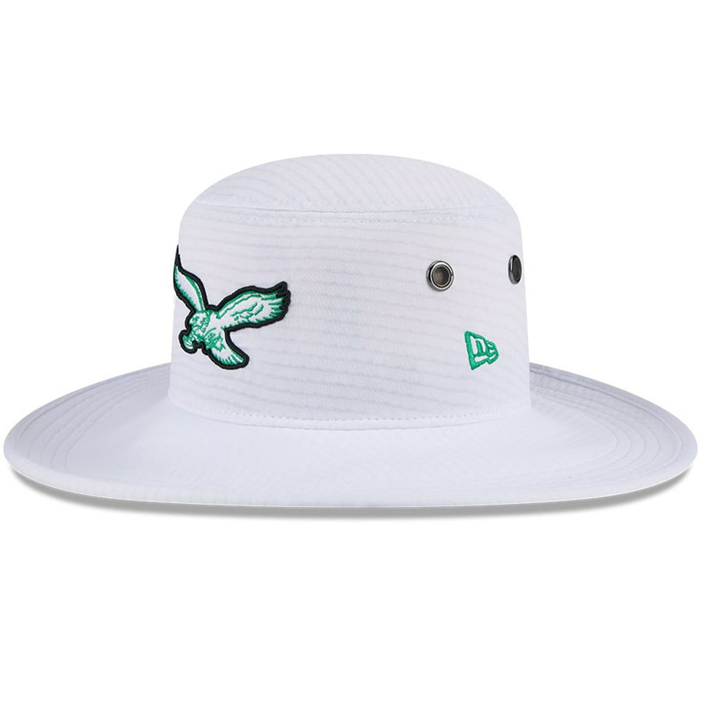 Philadelphia Eagles New Era 2024 NFL Training Camp Panama Bucket Hat White - NFL
