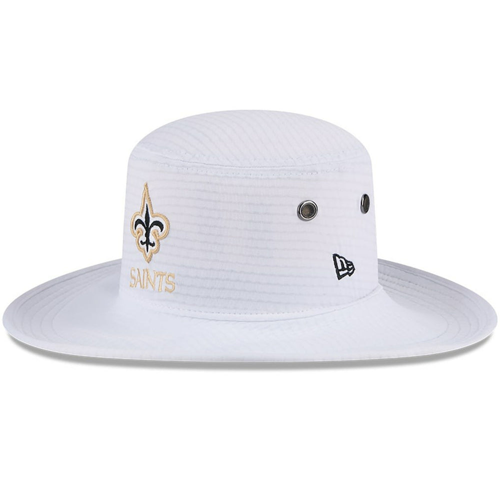 New Orleans Saints New Era 2024 NFL Training Camp Panama Bucket Hat White - NFL