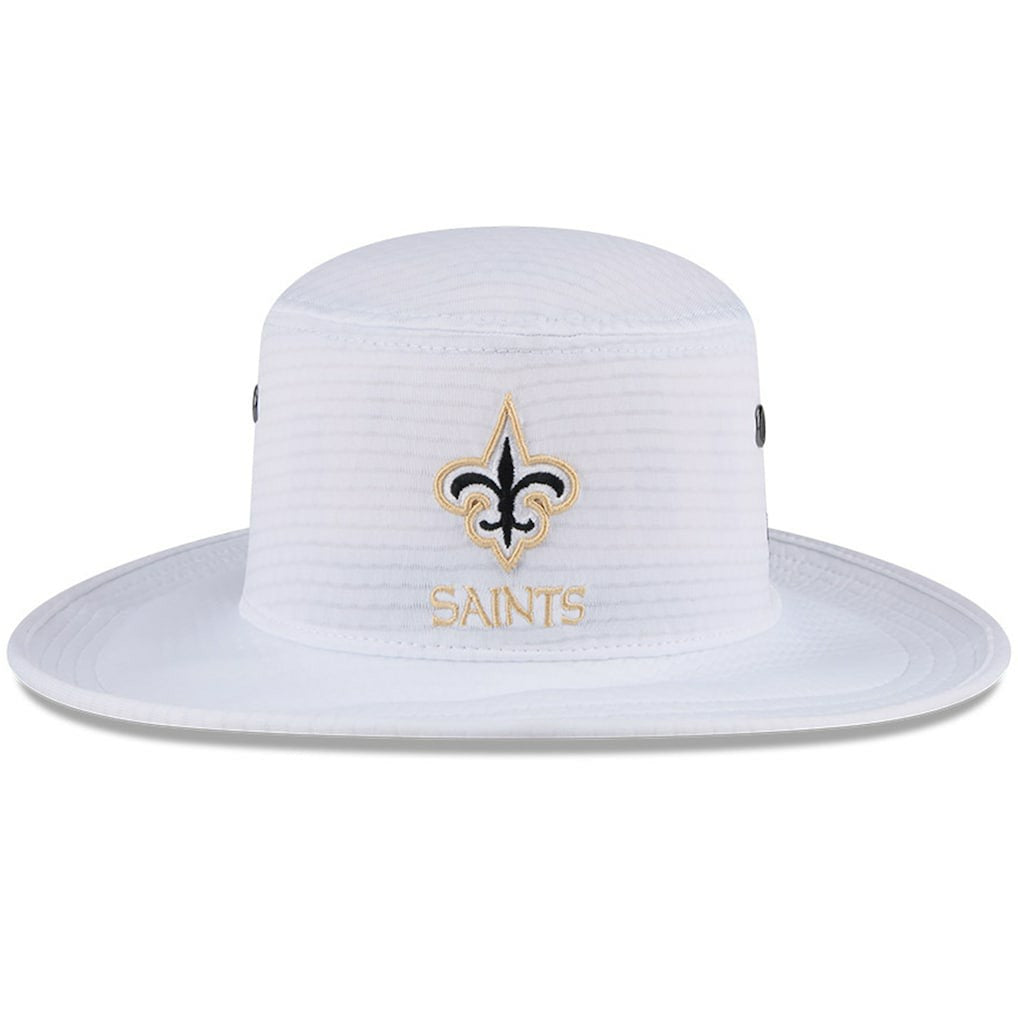 New Orleans Saints New Era 2024 NFL Training Camp Panama Bucket Hat White - NFL