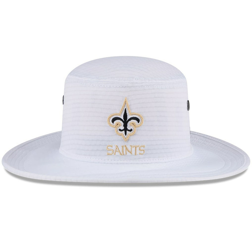 New Orleans Saints New Era 2024 NFL Training Camp Panama Bucket Hat White - NFL