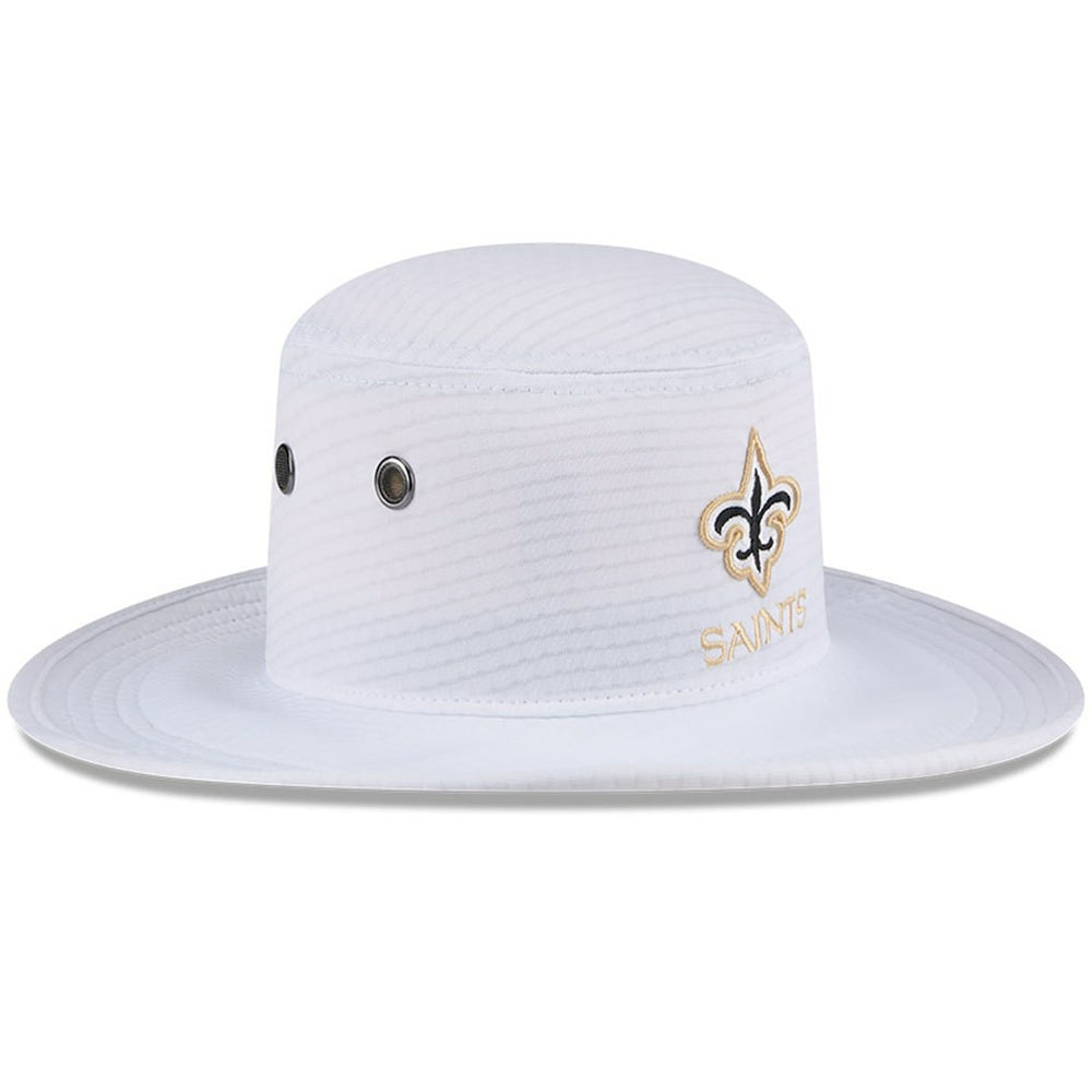 New Orleans Saints New Era 2024 NFL Training Camp Panama Bucket Hat White - NFL