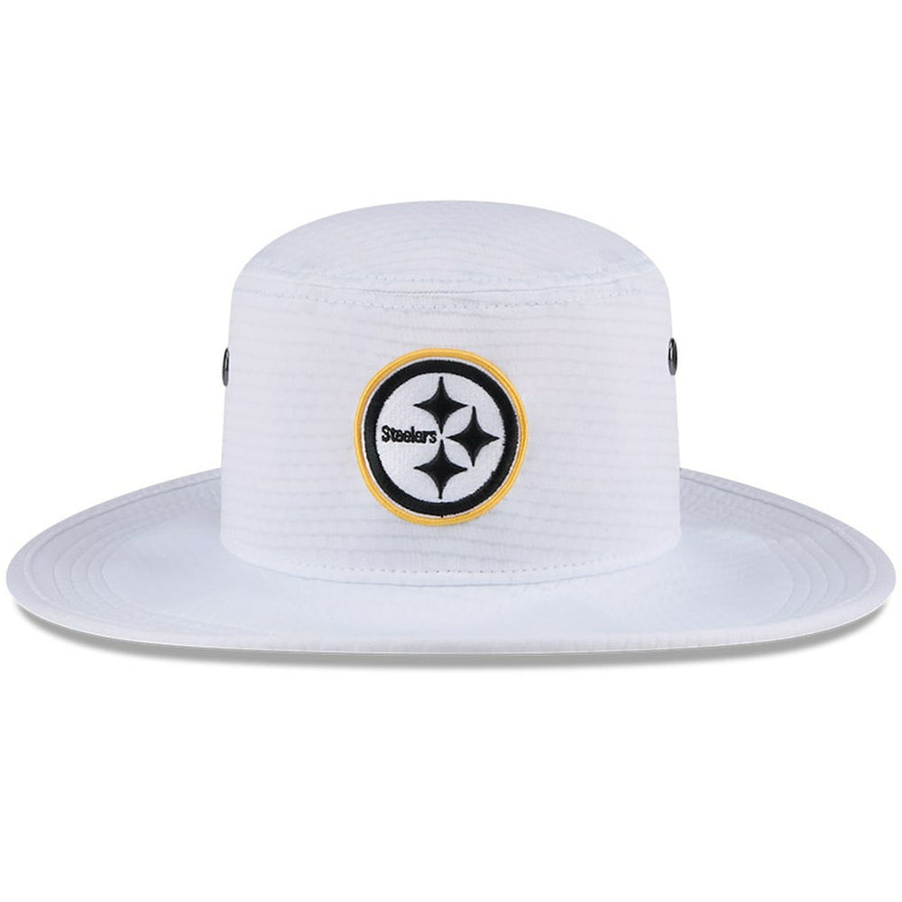 Pittsburgh Steelers New Era 2024 NFL Training Camp Panama Bucket Hat White - NFL