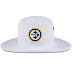 Pittsburgh Steelers New Era 2024 NFL Training Camp Panama Bucket Hat White - NFL