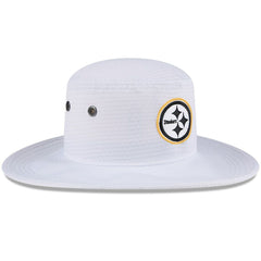 Pittsburgh Steelers New Era 2024 NFL Training Camp Panama Bucket Hat White - NFL