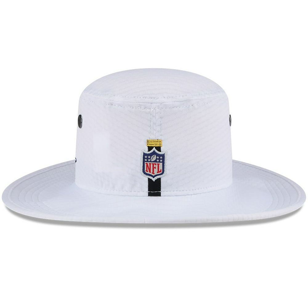 Pittsburgh Steelers New Era 2024 NFL Training Camp Panama Bucket Hat White - NFL