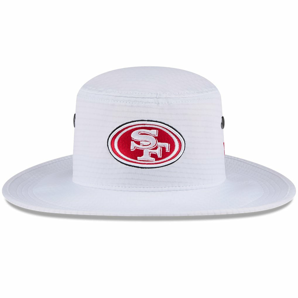 San Francisco 49ers New Era 2024 NFL Training Camp Panama Bucket Hat White - NFL