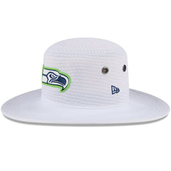 Seattle Seahawks New Era 2024 NFL Training Camp Panama Bucket Hat White - NFL