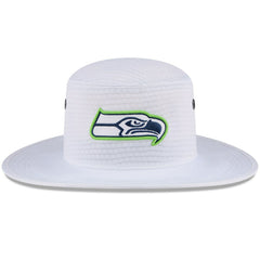 Seattle Seahawks New Era 2024 NFL Training Camp Panama Bucket Hat White - NFL