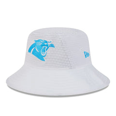 Carolina Panthers New Era 2024 NFL Training Camp Stretch Bucket Hat White - NFL