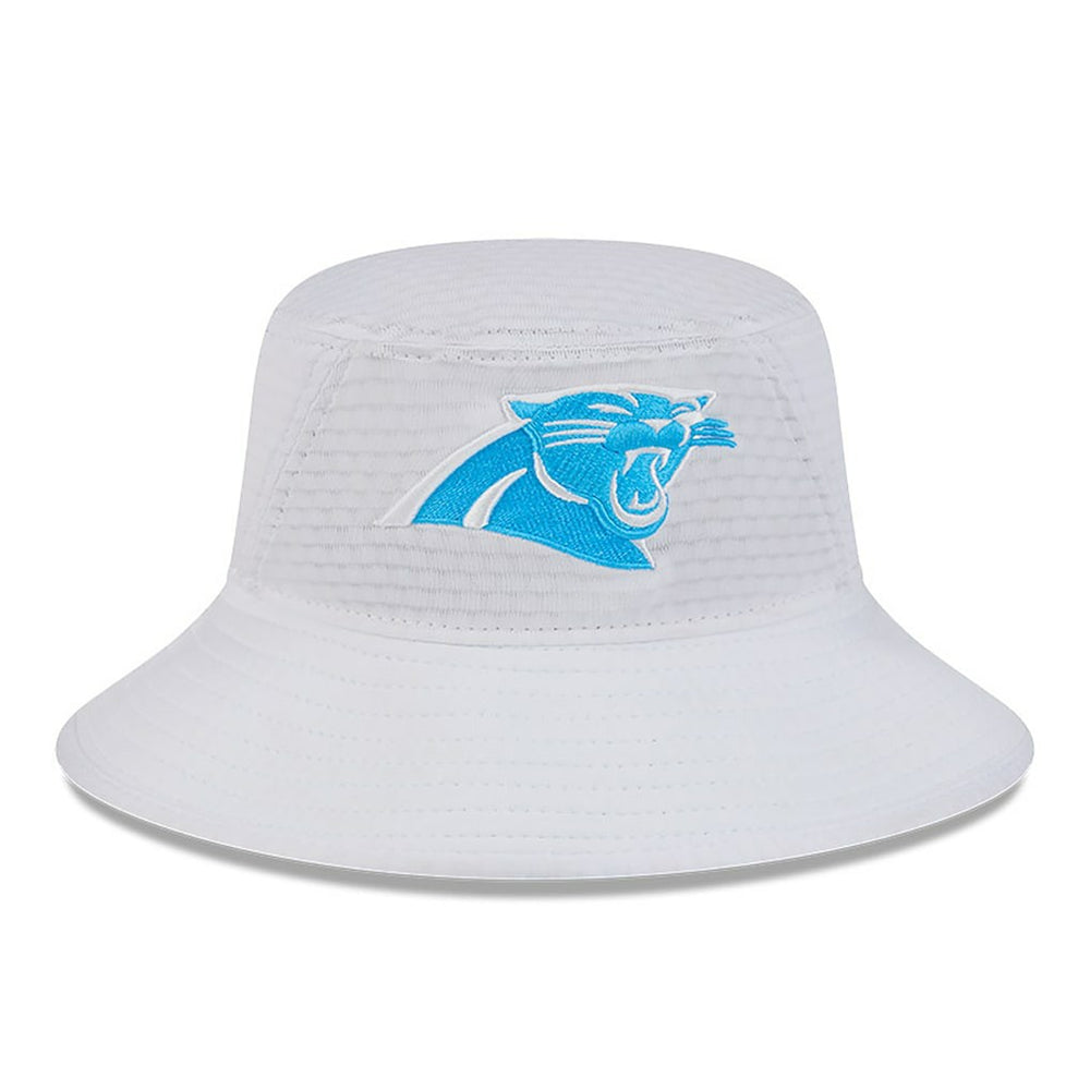Carolina Panthers New Era 2024 NFL Training Camp Stretch Bucket Hat White - NFL