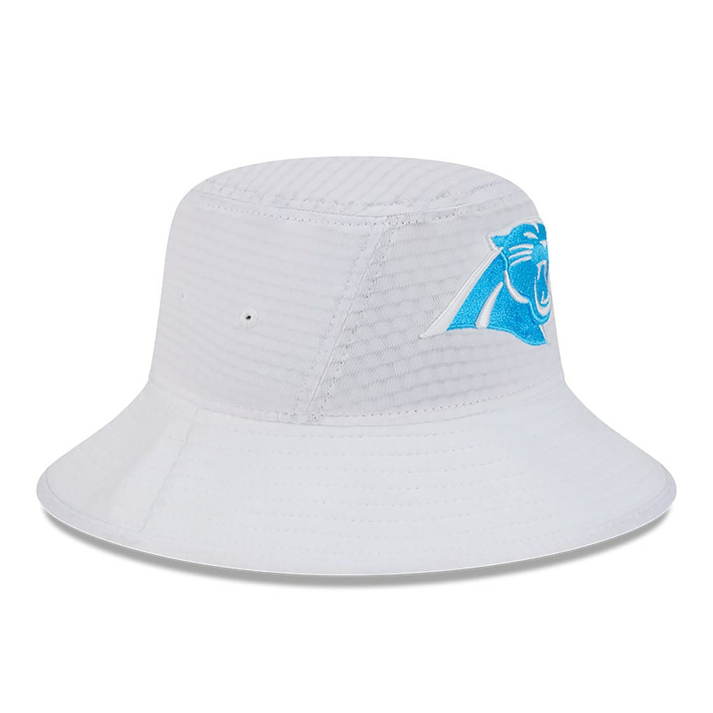 Carolina Panthers New Era 2024 NFL Training Camp Stretch Bucket Hat White - NFL