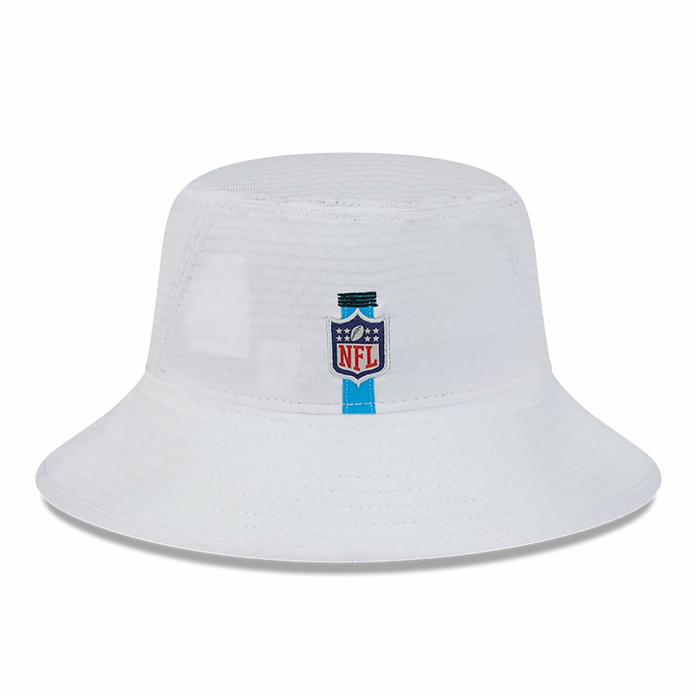 Carolina Panthers New Era 2024 NFL Training Camp Stretch Bucket Hat White - NFL