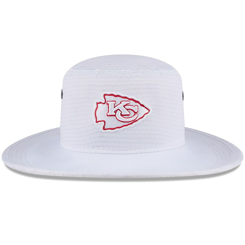Kansas City Chiefs New Era 2024 NFL Training Camp Panama Bucket Hat White - NFL