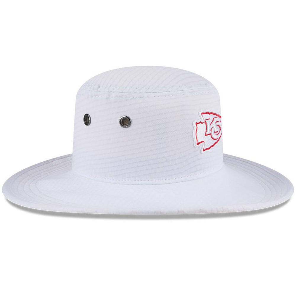 Kansas City Chiefs New Era 2024 NFL Training Camp Panama Bucket Hat White - NFL